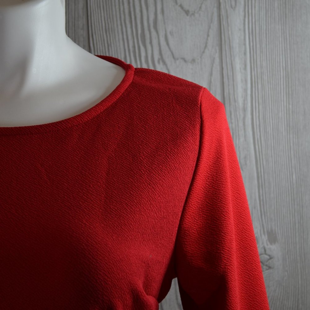 NWT Ella Samani Stretch Red Dress Designer PLUS SIZE 2X 3X - Picture 6 of 13